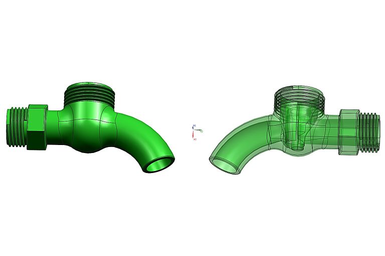 Mastering Complex Undercuts: Inside a 1×2 Plastic Faucet Injection Mold Design
